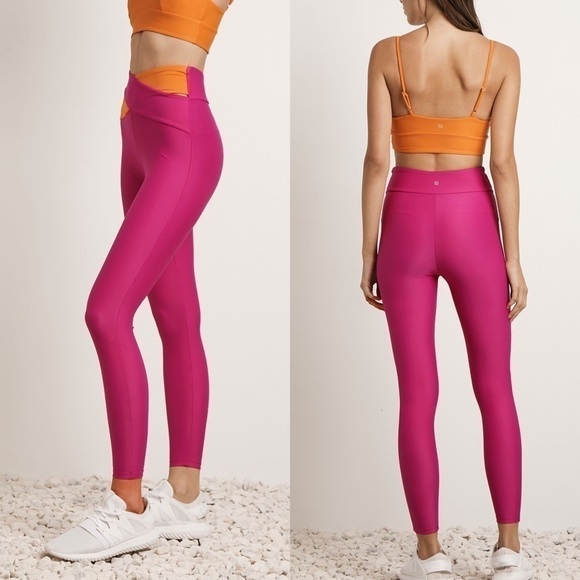 LANSTON Sport Conner Cross Leggings - Picture 2 of 6